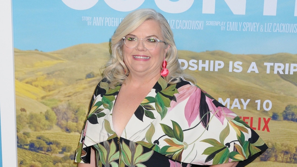 Paula Pell at the world premiere of Wine Country in NYC