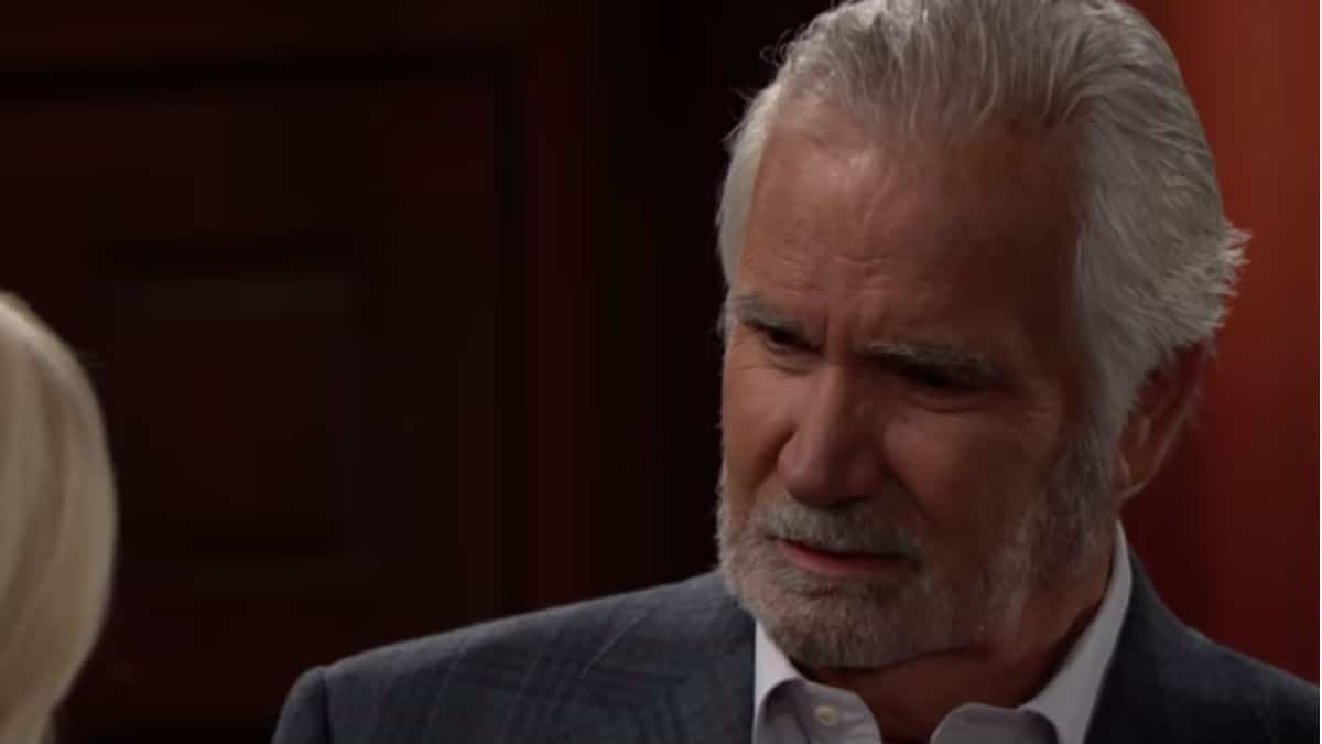 John McCook as Eric Forrester on The Bold and the Beautiful.
