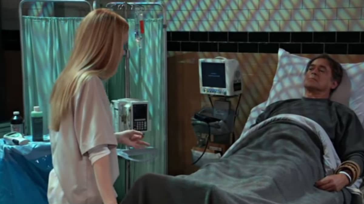 Chloe Lanier and Jon Lindsrom as Nelle and Ryan on General Hospital.