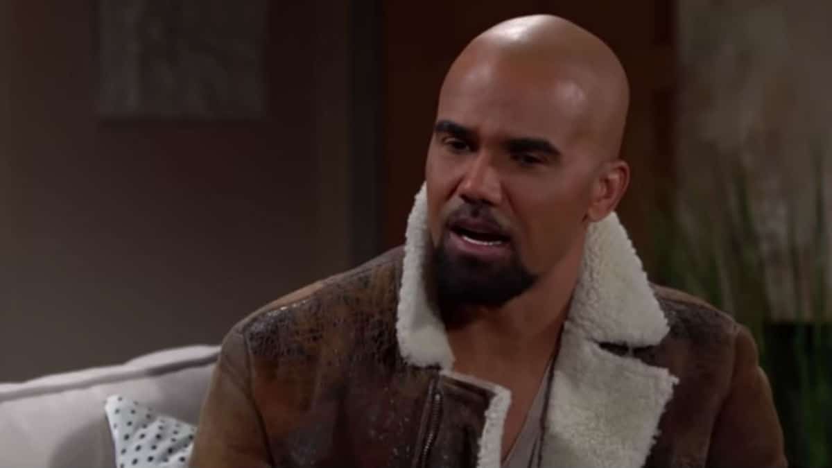 Shemar Moore as Malcolm Winters on The Young and the Restless.