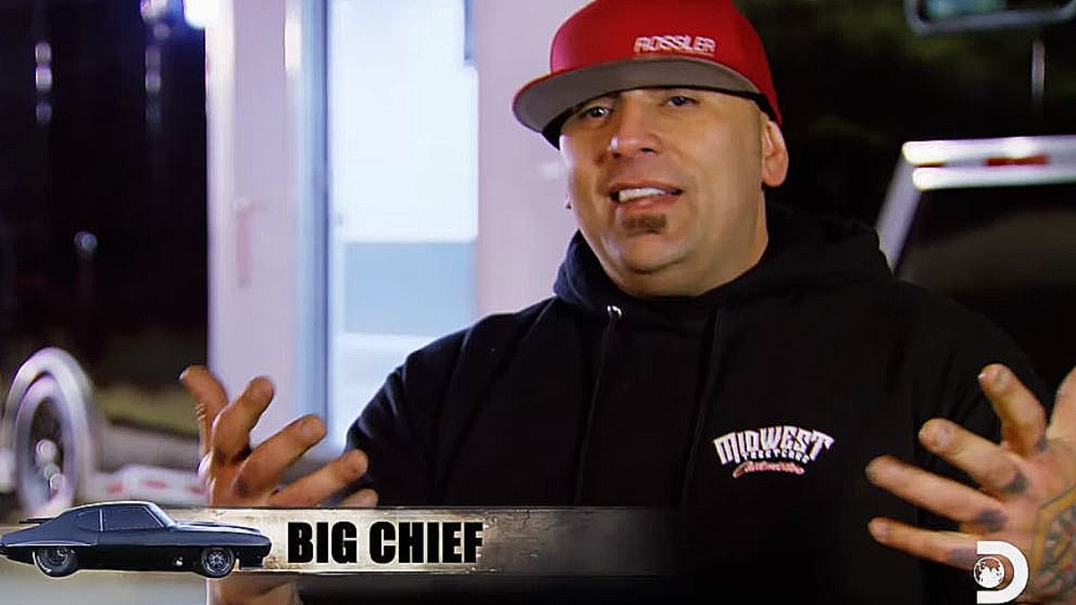 Big Chief is most triumphant in this clip. Pic credit: Discovery