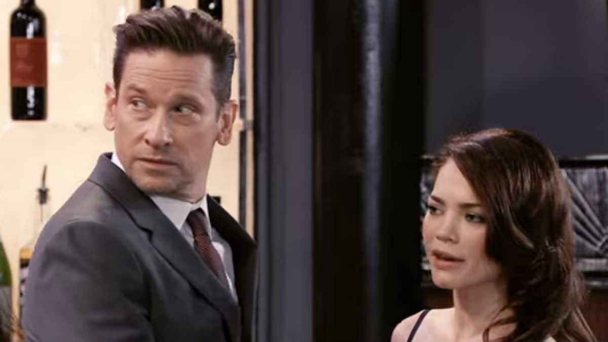 Roger Howarth and Rebecca Herbst as Franco and Liz on General Hospital.