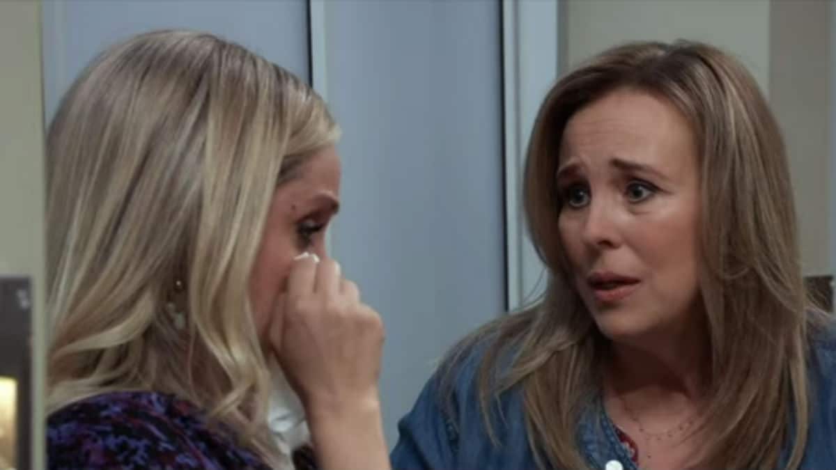 Emme Rylan and Genie Francis as Lulu and Laura on General Hospital.