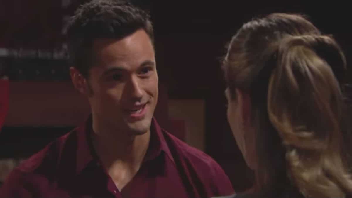 Matthew Atkinson and Annika Noelle as Thomas and Hope on The Bold and the Beautiful.
