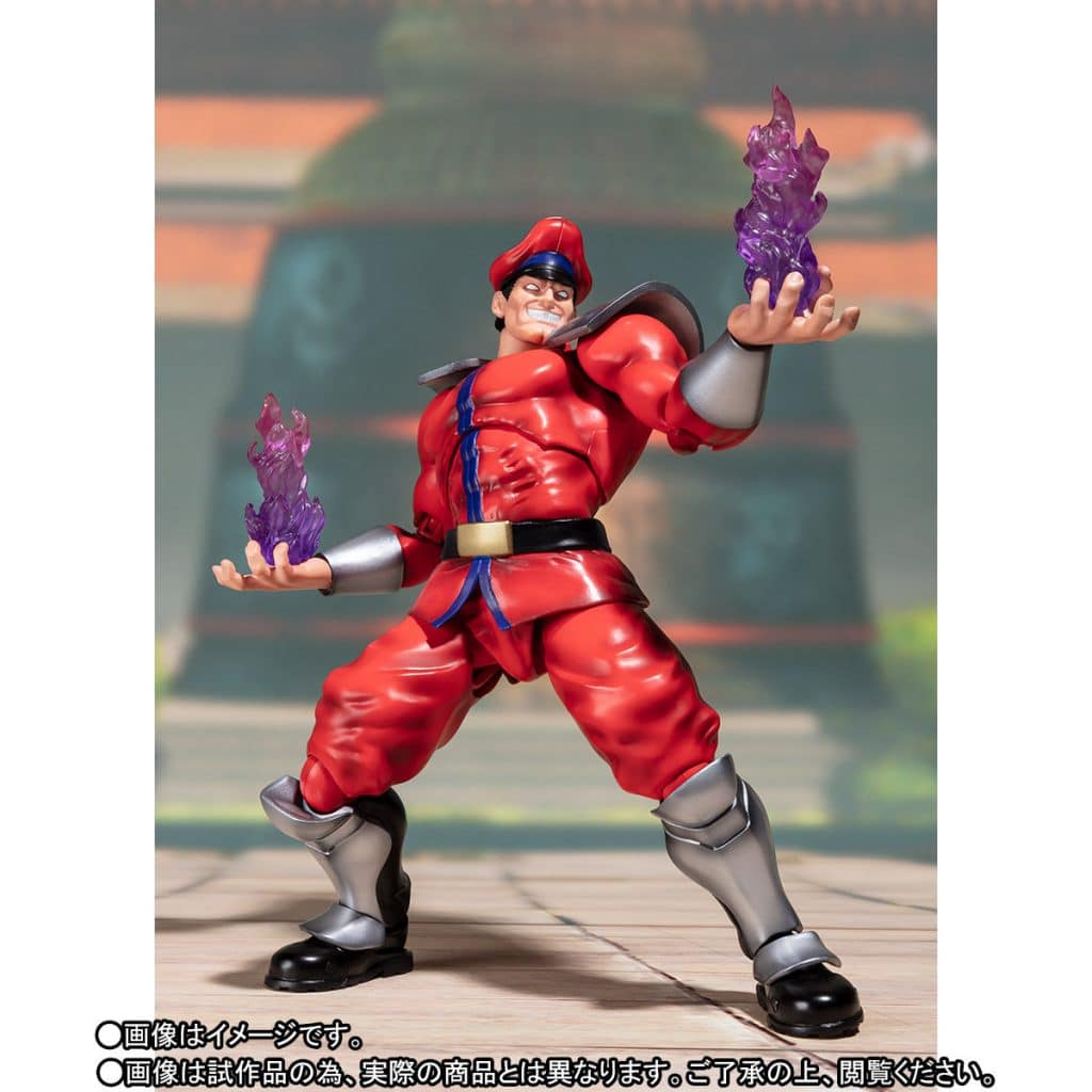 The Street Fighter V – S.H. Figuarts Classic Costume M. Bison in action mode