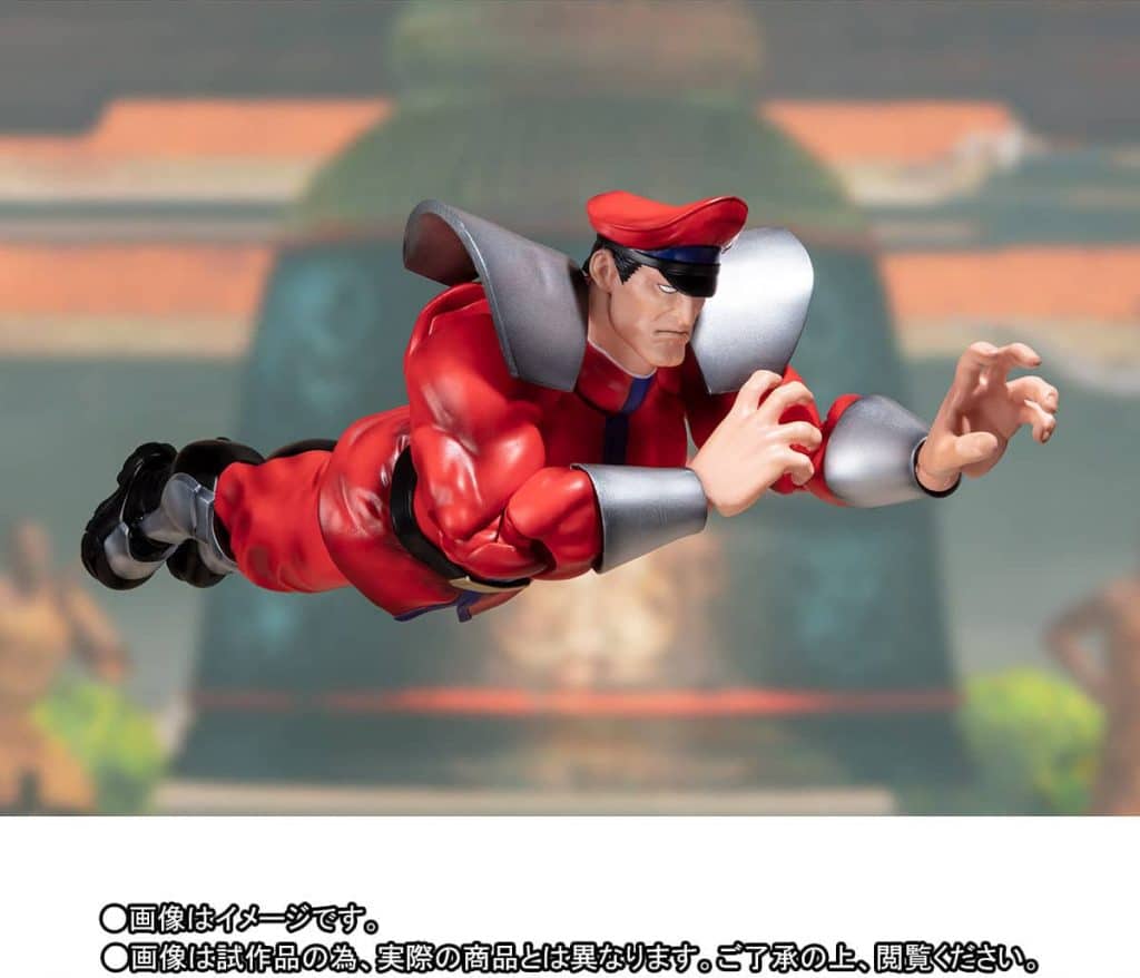 The Street Fighter V – S.H. Figuarts Classic Costume M. Bison in mid air