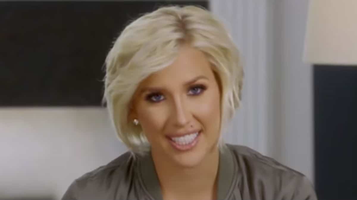 Savannah Chrisley in a Chrisley Knows Best confessional.