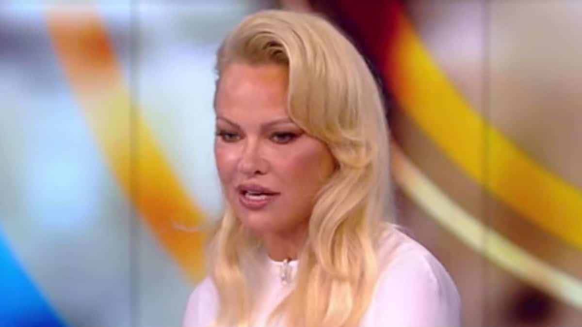 Pamela Anderson on The View.