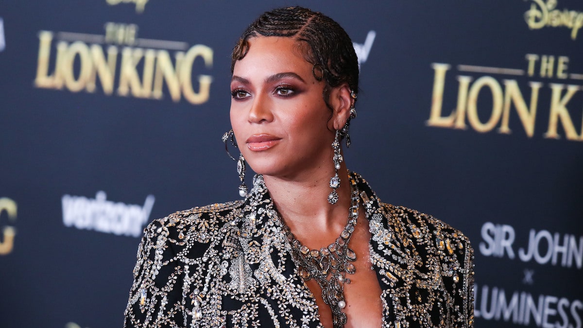beyonce knowles at lion king world premiere in hollywood