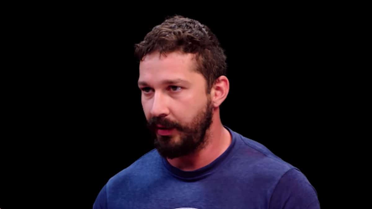 actor shia labeouf as guest on youtube series hot ones