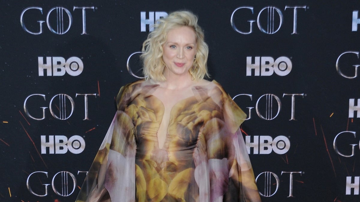gwendoline christie of game of thrones on red carpet in nyc