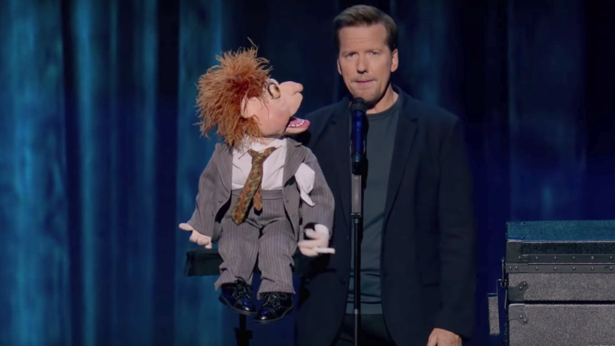 Jeff Dunham and puppet Larry from Beside Myself
