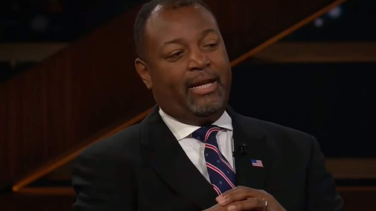 Security expert Malcolm Nance has lost his wife Maryse to complications from ovarian cancer. Pic credit: YouTube/HBO Real Time with Bill Maher