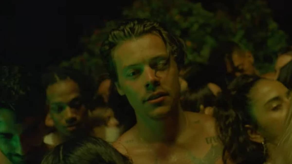 Harry Styles in Lights Up music video