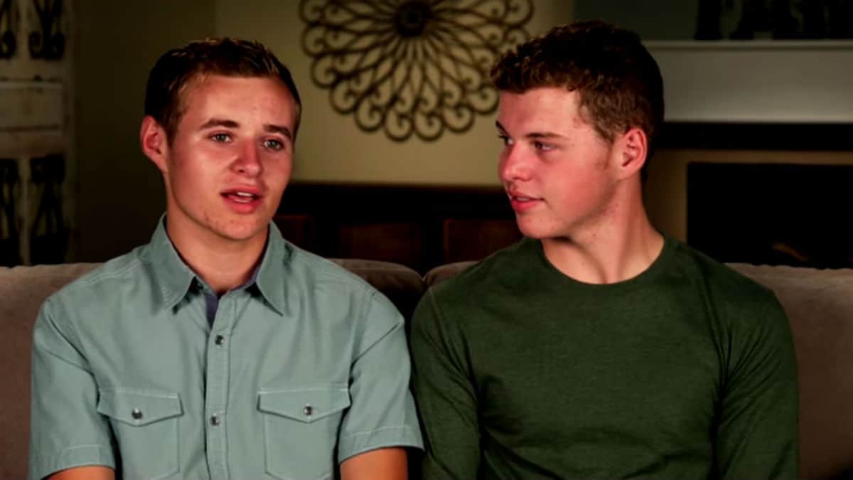 Jedidiah and Jeremiah Duggar during a Counting On confessional.