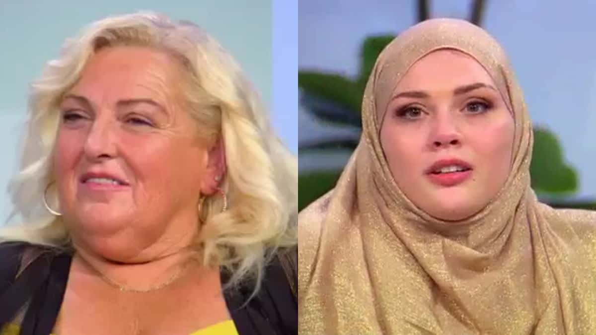 Angela Deem and Avery Mills at the 90 Day Fiance: Before the 90 Days Tell All