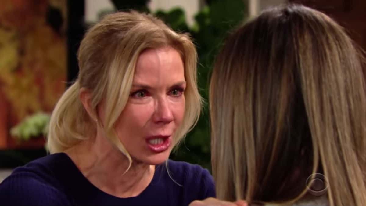 Katherine Kelly Lang and Annika Noelle as Brooke and Hope on The Bold and the Beautiful.