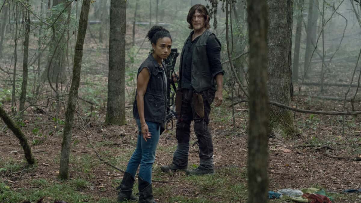 Lauren Ridloff as Connie and Norman Reedus as Daryl Dixon
