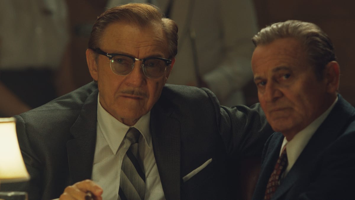 Harvey Keitel and Joe Pesci in The Irishman