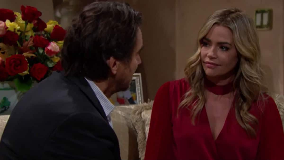 Thorsten Kaye and Denise Richards as Ridge and Shauna on The Bold and the Beautiful.