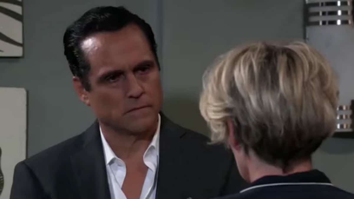 Maurice Benard and Maura West as Sonny and Ava on General Hospital.