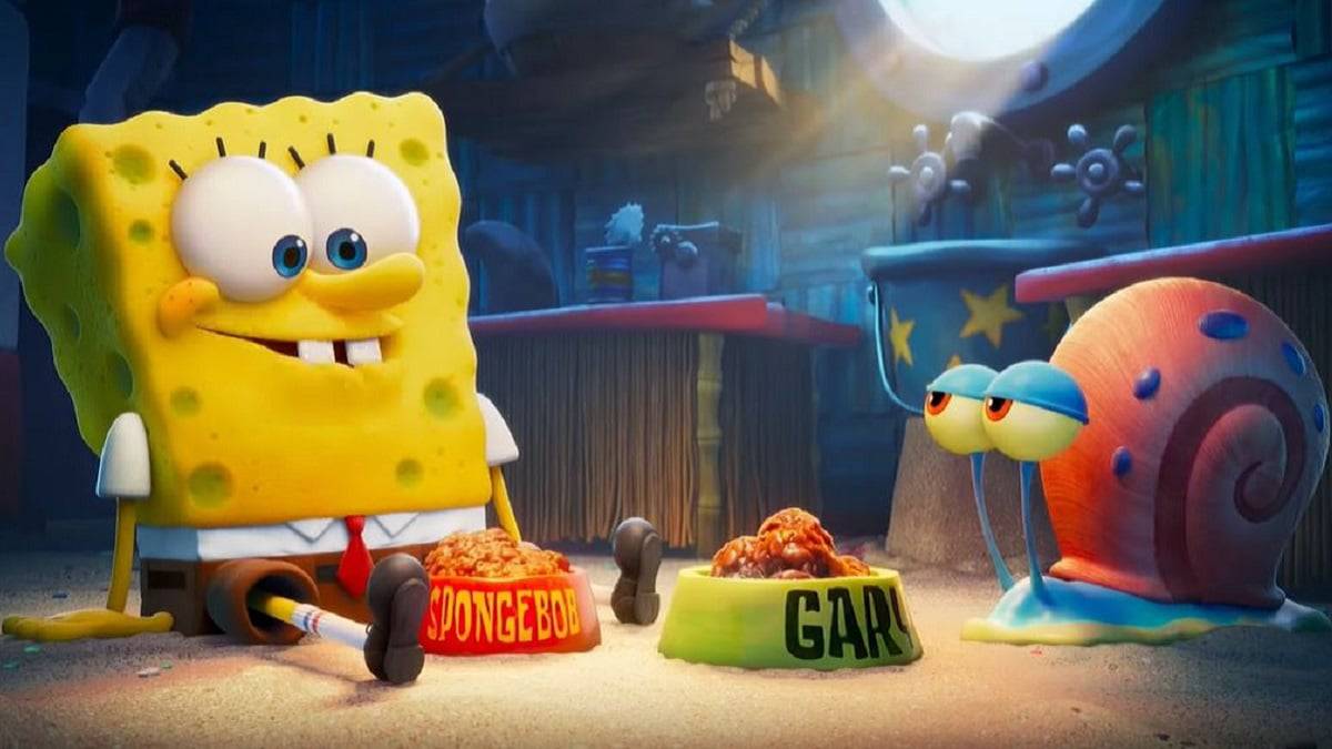 SponeBob SquarePants and Gary the Snail