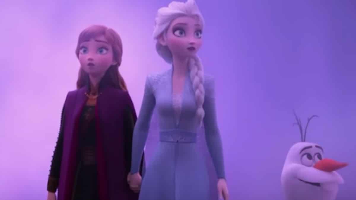 frozen 2 post credits scene for after the movie ends
