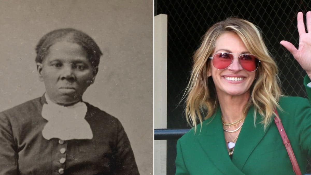 Harriet Tubman and Julia Roberts