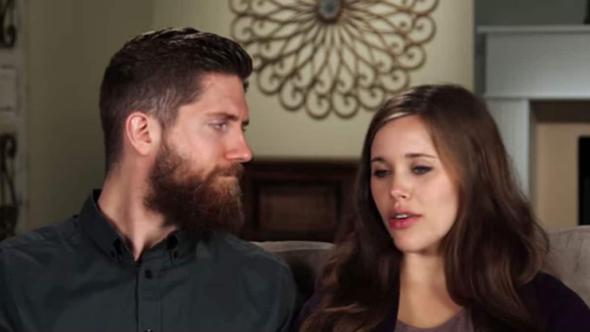 Ben and Jessa Seewald during a Counting On confessional.