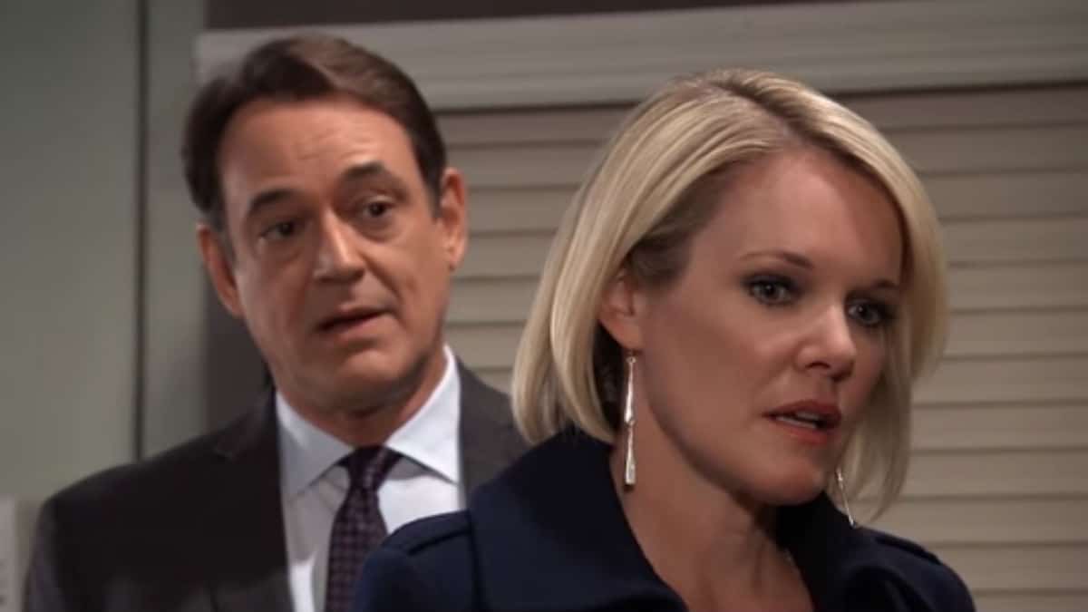 Jon Lindstrom and Maura West as Ryan and Ava on General Hospital.