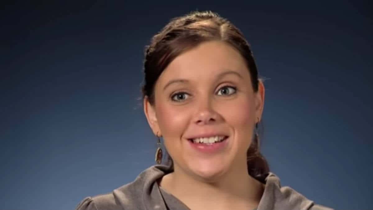 Anna Duggar during a 19 Kids and Counting confessional.