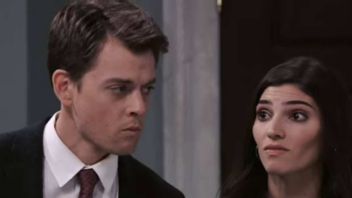 Chad Duell and Amanda Setton as Michael and Brook Lynn on General Hospital.