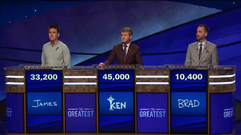 Who won Jeopardy! The Greatest of All Time tonight? Day 2 results for