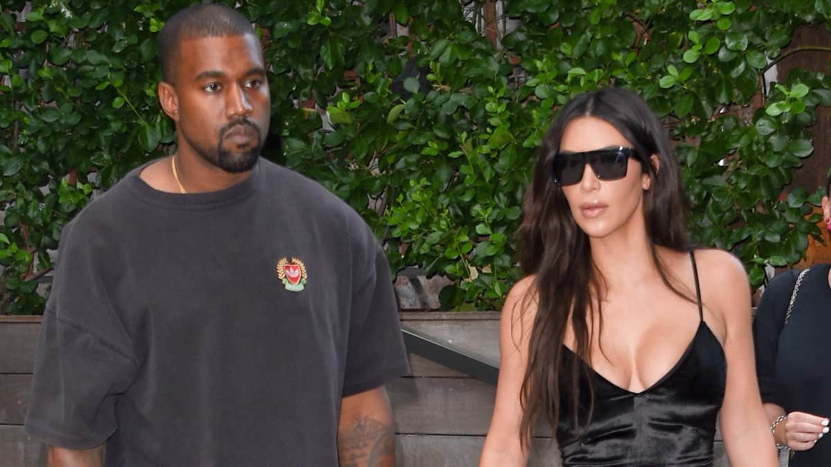 Kim Kardashian shows Instagram her skin-tight styles as Kanye West enjoys KFC.