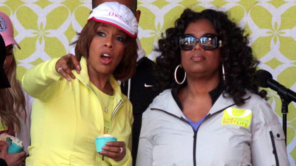 Oprah Winfrey and her friend Gayle King