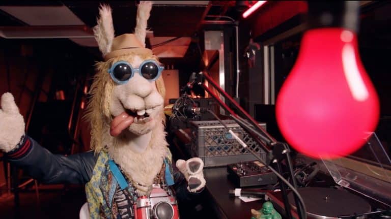 The Llama gives clues to his identity on The Masked Singer. Pic credit: FOX