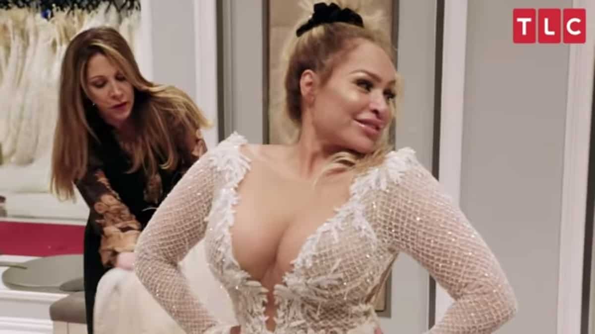 Darcey Silva tries on a wedding dress in the new season of Before the 90 Days
