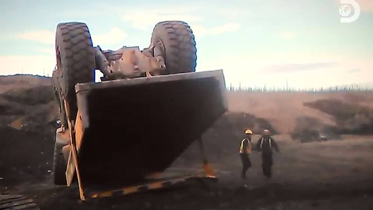 This is what happens when you drive a huge multi-ton truck 100 MPH on a dirt road that is uneven, Pic credit: Discovery