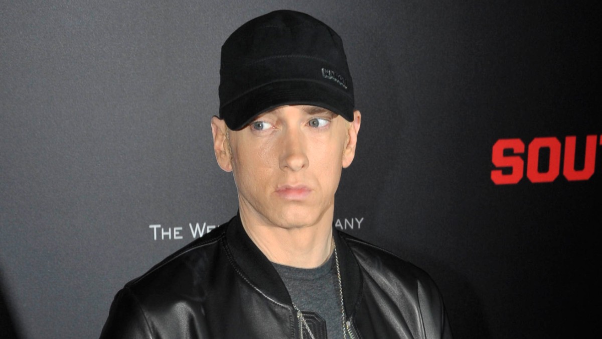 Eminem on the red carpet