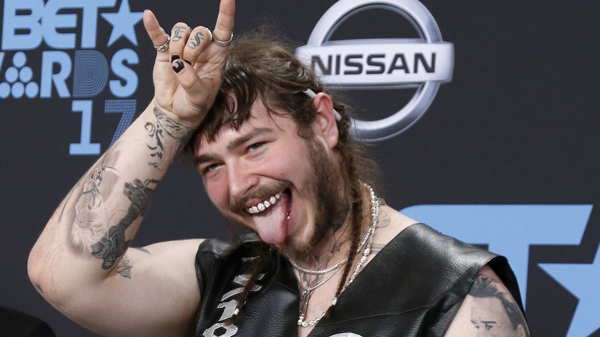 Post Malone says he's not on drugs