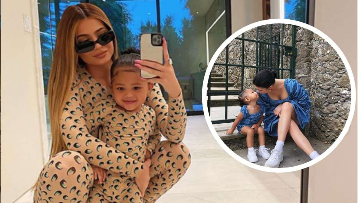 Kylie and Stormi share adorable photo in matching pajamas