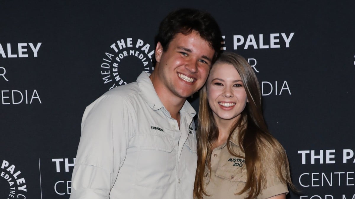 Bindi Irwin and Chandler Powell on the red carpet