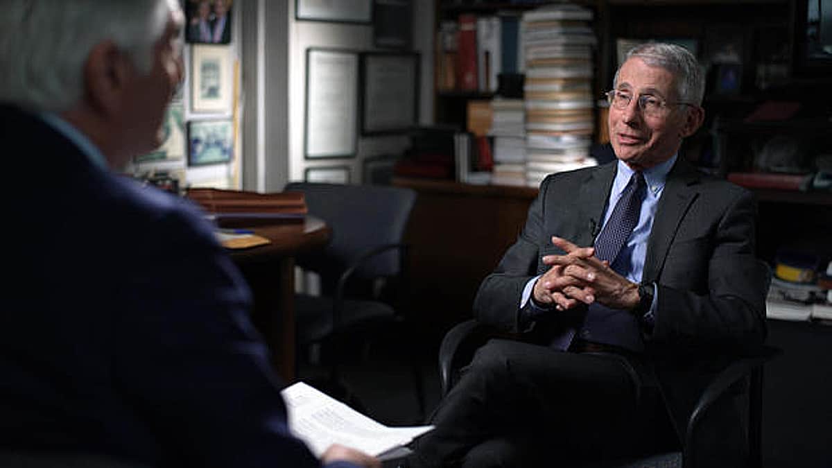 CBS News chief medical correspondent Dr. Jonathan LaPook and Dr. Fauci
