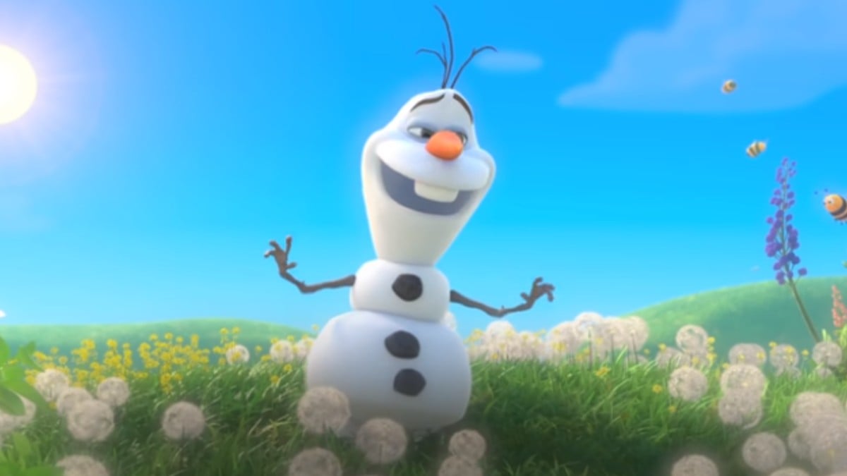Olaf from Frozen singing