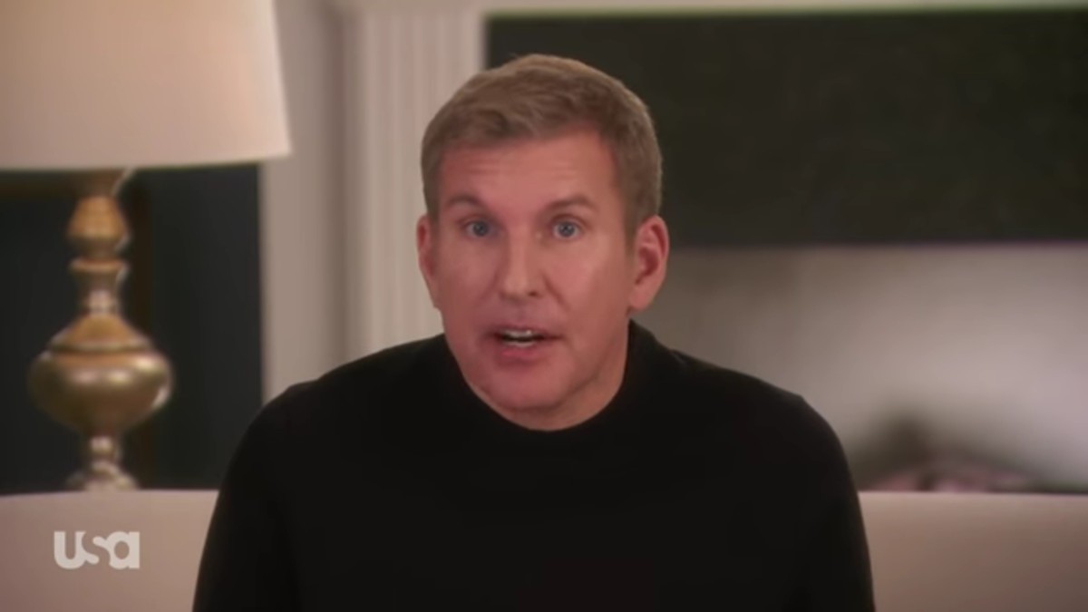 Todd Chrisley in a Chrisley Knows Best confessional.