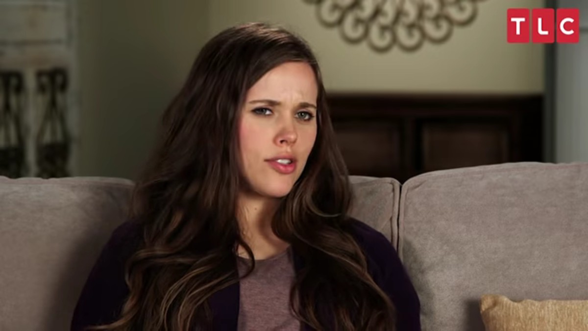 Jessa Duggar in a Counting On confessional.