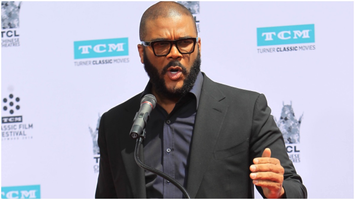 Tyler Perry asks protesters to 'stop the violence,' blames outside forces