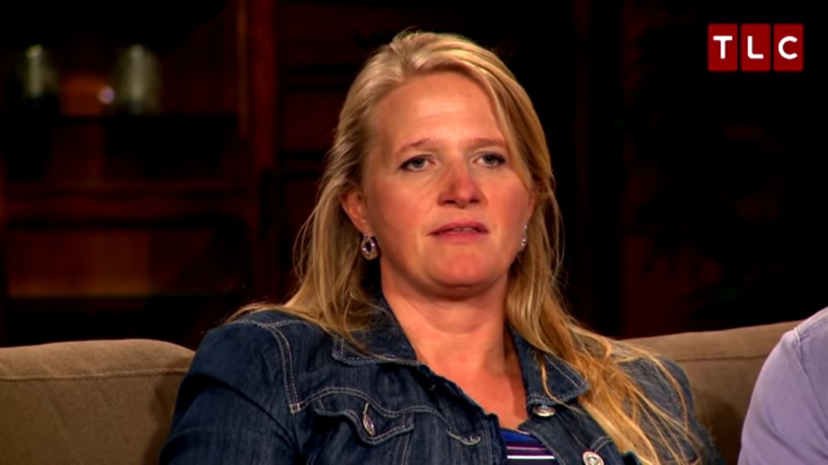 Christine Brown in a Sister Wives confessional.