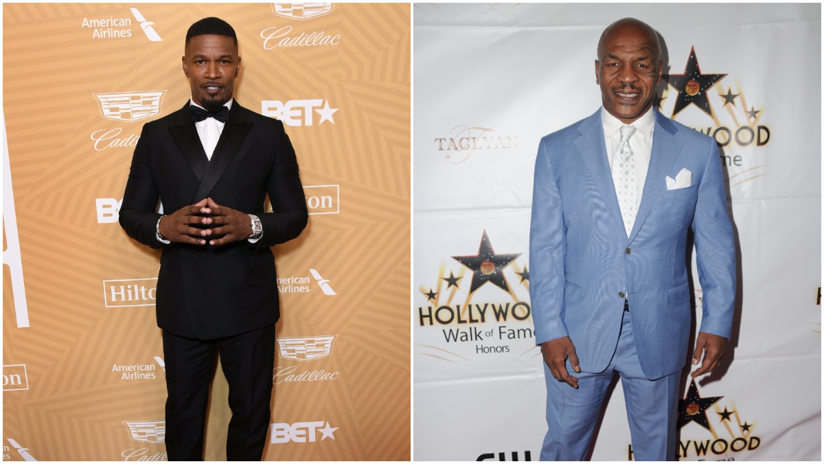 Jamie Foxx has been working hard to build up a physique that matches Mike Tyson.