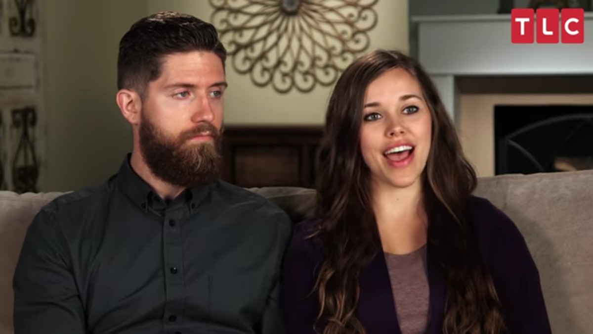 Jessa Duggar and Ben Seewald in a Counting On confessional.